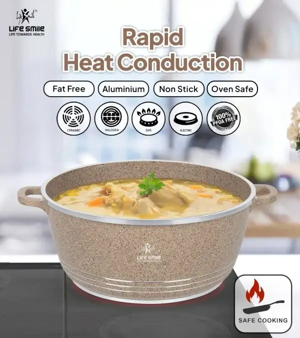 Anniversary sale, while supplies last:31 Pcs Non Stick Granite Kitchen Cooking Set with Tools - Image 3