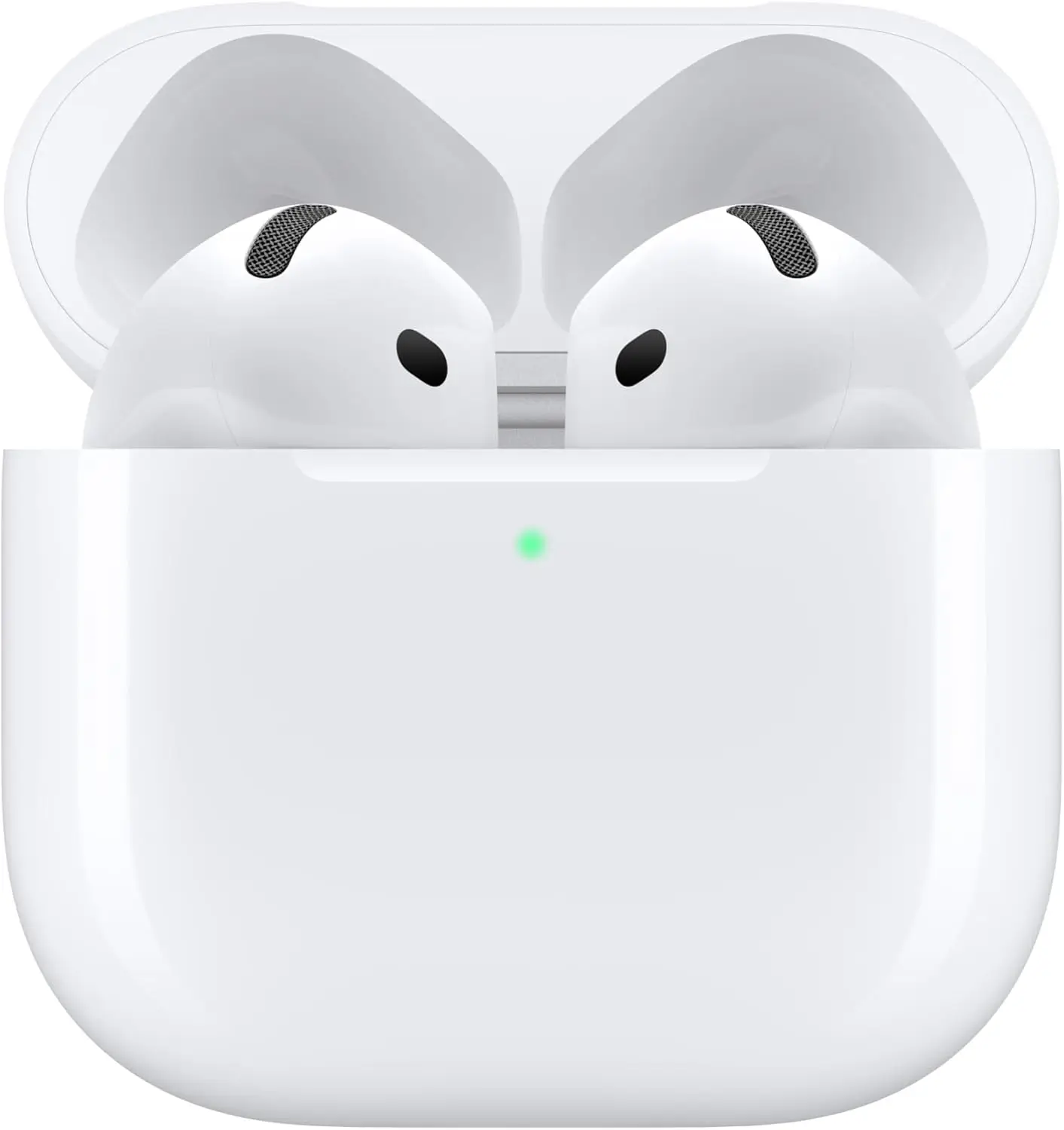 Apple AirPods 4 Wireless Earbuds, Bluetooth Headphones, with Active Noise Cancellation, Adaptive Audio, Transparency Mode, Personalized Spatial Audio, USB-C Charging Case,...