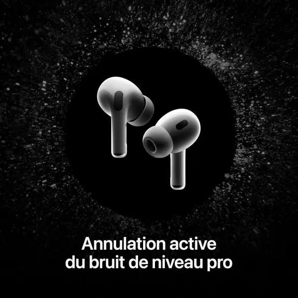 Apple AirPods Pro 2 Wireless Earbuds, Bluetooth Headphones, Active Noise Cancellation, Transparency, Personalized Spatial Audio, High-Fidelity Sound, H2 Chip, USB-C Charging - Image 4