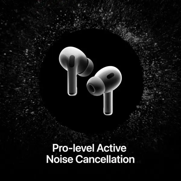 Apple AirPods Pro 2 Wireless Earbuds, Bluetooth Headphones, Active Noise Cancellation, Transparency, Personalized Spatial Audio, High-Fidelity Sound, H2 Chip, USB-C Charging - Image 5