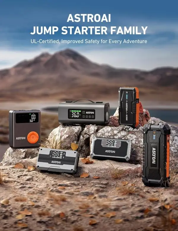 Big Summer Sale Limited Time Offer AED 99د.إ:AstroAI S8 Car Battery Booster Jump Starter Power Pack,1500A 12V Portable Car Jump Starter Power Bank for Up to 6.0L Petrol & 3.0L... - Image 5
