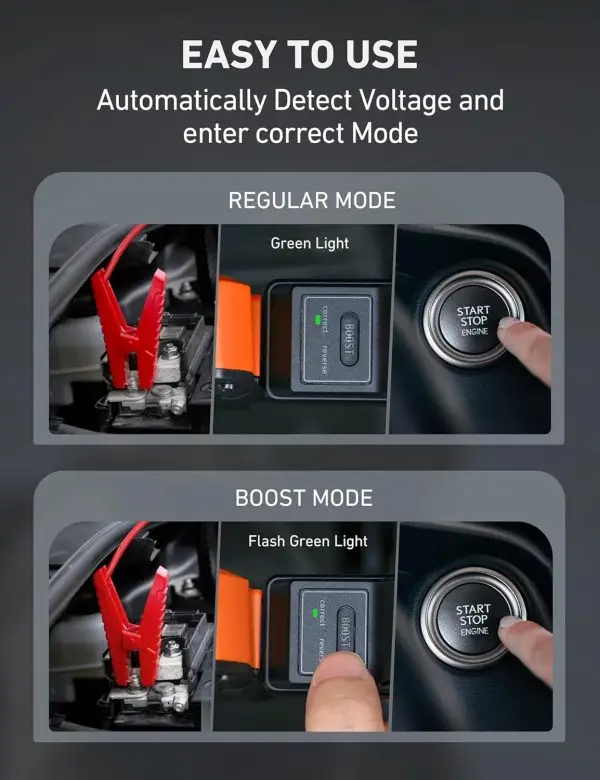 Big Summer Sale Limited Time Offer AED 99د.إ:AstroAI S8 Car Battery Booster Jump Starter Power Pack,1500A 12V Portable Car Jump Starter Power Bank for Up to 6.0L Petrol & 3.0L... - Image 9