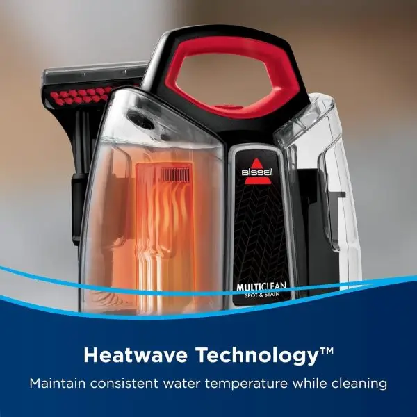 Big Summer Sale Limited Time Offer AED 99د.إ:BISSELL SpotClean ProHeat 4720E – Portable Cleaner with Powerful Suction & HeatWave Technology | Removes Tough Stains from Carpets,... - Image 2