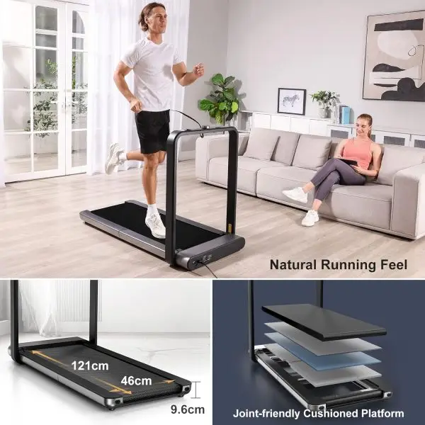 Big Summer Sale Limited Time Offer AED 99د.إ:KingSmith WalkingPad X21 Double-Fold Treadmill Smart Foldable Treadmill Walking and Running Machine Fitness Exercise Gym Alternative... - Image 5