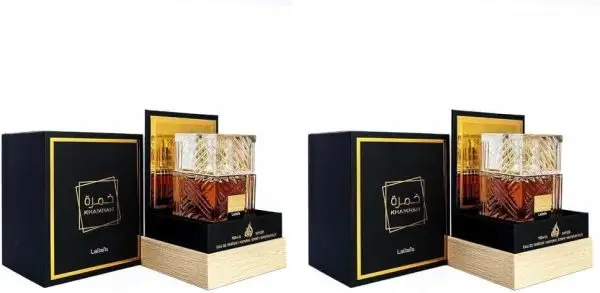 Big Summer Sale Limited Time Offer AED 99د.إ:Lattafa Perfumes Khamrah for Unisex Eau de Parfum Spray, 3.4 Ounce (Pack of 2) - Image 7