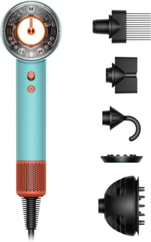 Celebrate with Us Anniversary Limited-Time & Limited-Quantity Deal AED د.إ99.99：Dyson Supersonic NuralTM Hair Dryer, HD16 Ceramic Patina/Topaz, Hair Care, Intelligent Heat...