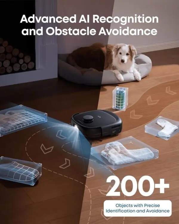 eufy E28 Omni Robot Vacuum and Mop Combo,HydroJet System,with Portable Deep Cleaner for Carpet,20,000Pa Turbo Suction,Zero-Tangling,Corner to Edge Deep Cleaning,with auto... - Image 8