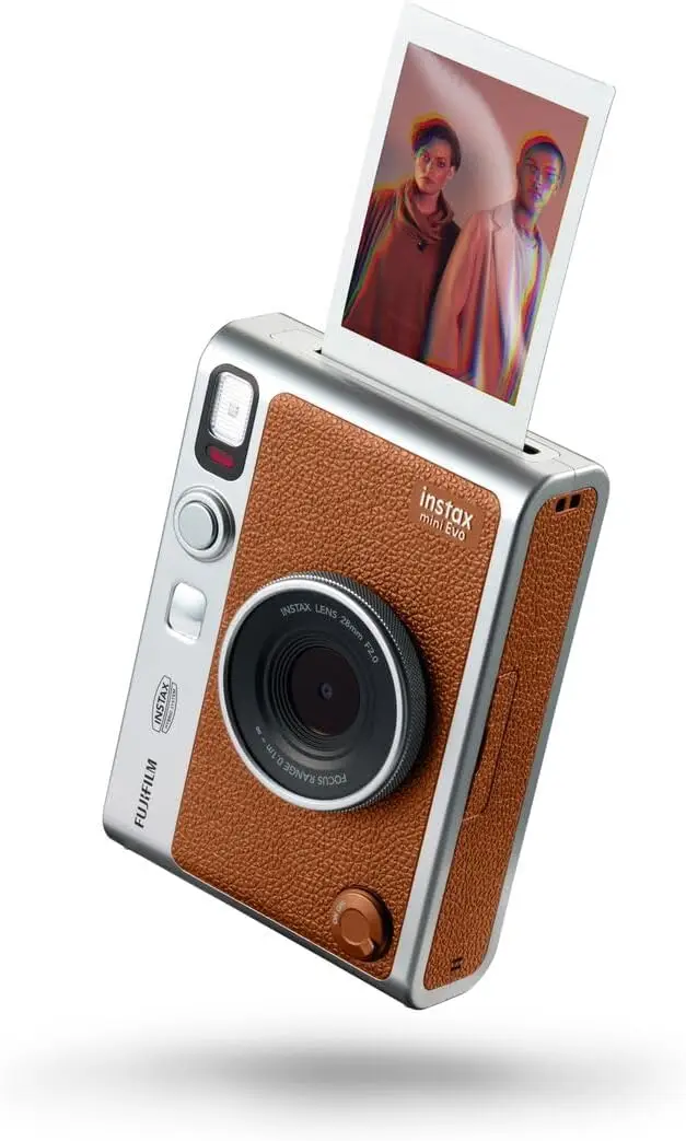 Limited-Time Sale for Summer Surprises AED 99د.إ:Fujifilm INSTAX Mini EVO Hybrid Instant Camera – Black (USB-C) | Instant Print with Digital Preview, Creative Modes & Built-In...