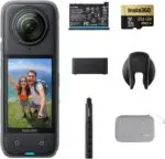 Limited-Time Sale for Summer Surprises AED 99د.إ：Insta360 X4 Endurance Bundle - 8K Waterproof 360 Action Camera, 4K Wide-Angle Video, Invisible Selfie Stick, Removable Lens...