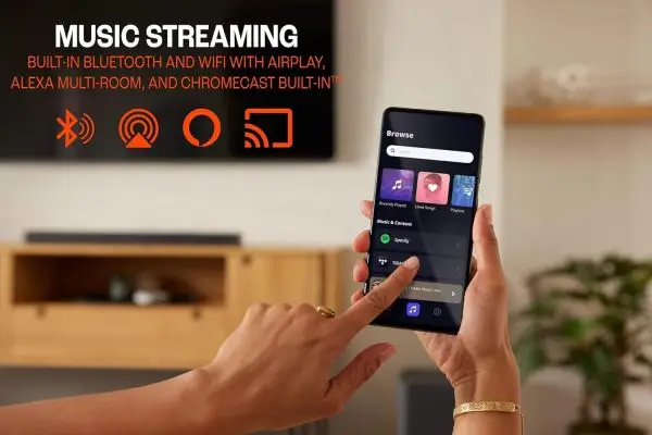 Limited-Time Sale for Summer Surprises AED 99د.إ:JBL Bar 500 5.1-Channel Soundbar with Wireless Subwoofer, Multibeam and Dolby Atmos Theatre-Quality 3D Surround Sound, PureVoice... - Image 8