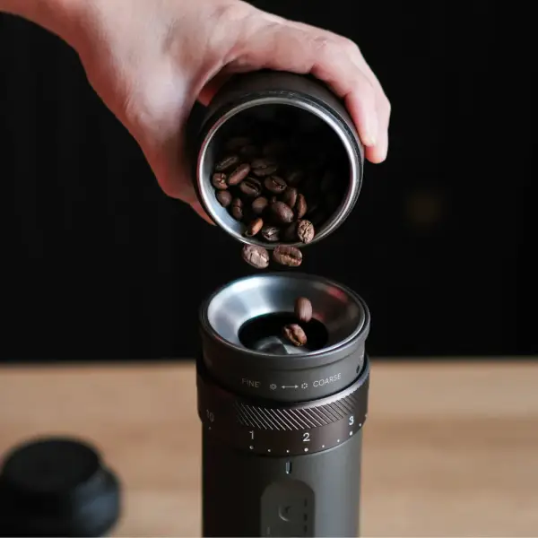 Limited-Time Sale for Summer Surprises AED 99د.إ:OutIn Fino Portable Electric Coffee Grinder,Adjustable Coffee Bean Grinder with 28 Precise Grind Setting,One-Button Burr Coffee... - Image 3