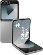 SAMSUNG Galaxy Z Flip6, 12GB RAM, 512GB Storage, Silver Shadow, 50MP Camera, 1 year Seller Warranty (International Version)