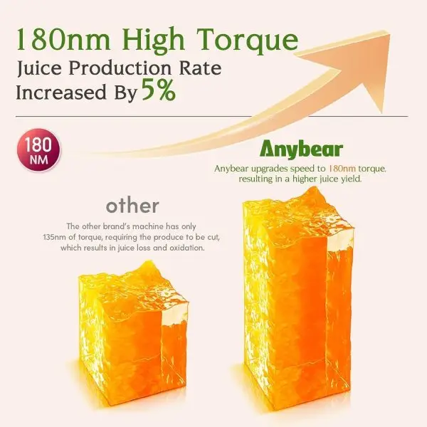 Summer Final Clearance Just AED 89د.إ:Cold Press Juicer, 200W Slow Juicer 4.3" Large Feed Chute Fit Whole Fruits Vegetables | Upgraded Auger | Tritan Material | BPA Free | Juice... - Image 8