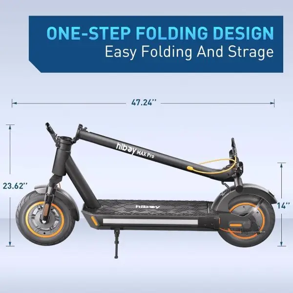 Summer Final Clearance Just AED 89د.إ:Hiboy MAX Pro Electric Scooter, 75KM Long Range, 35KM/H Power by 650W Motor, 27.94cm Pneumatic Tires, Split Hub Design, Dual Suspension,... - Image 7