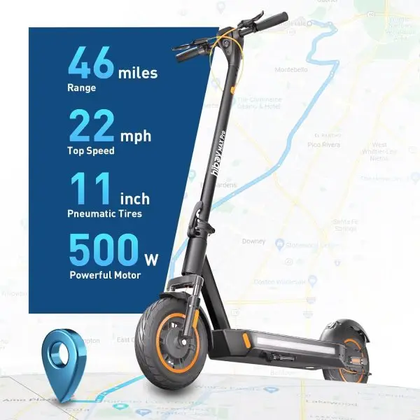 Summer Final Clearance Just AED 89د.إ:Hiboy MAX Pro Electric Scooter, 75KM Long Range, 35KM/H Power by 650W Motor, 27.94cm Pneumatic Tires, Split Hub Design, Dual Suspension,... - Image 2