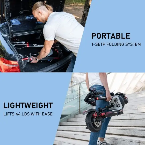 Summer Final Clearance Just AED 99د.إ:EVERCROSS H5 Electric Scooter, Electric Scooter for Adults with 800W Motor, Up to 45KM/H & 40KM-10'' Solid Tires, Scooter for Adults with... - Image 6