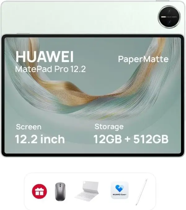 Summer Final Clearance Just AED 99د.إ:HUAWEI MatePad Pro 12.2-Inch PaperMatte Tendem OLED Tablet 12GB+512GB WiFi Inbox with Keyboard+M-Pencil 3rd Gen, Free Gifts, Life time Free... - Image 2
