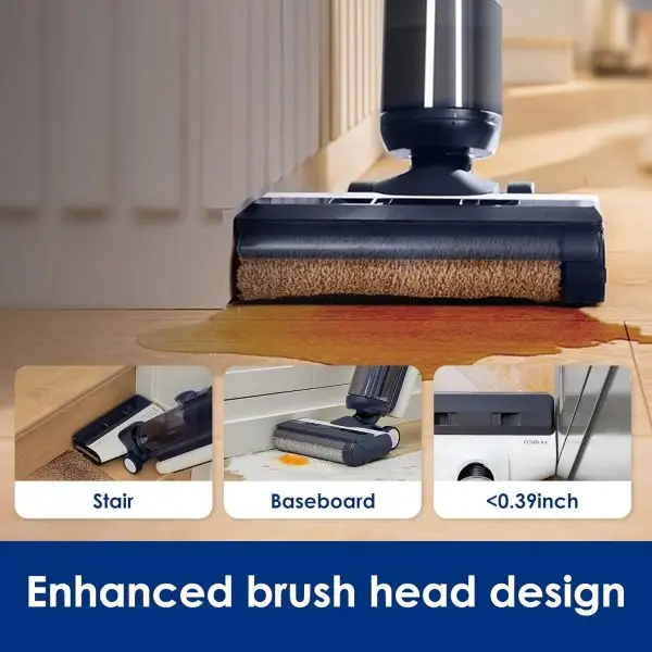 Summer Final Clearance Just AED 99د.إ:Tineco Floor ONE S5 Smart Cordless Wet Dry Vacuum Cleaner and Mop for Hard Floors, Digital Display, Long Run Time, Great for Sticky Messes... - Image 3