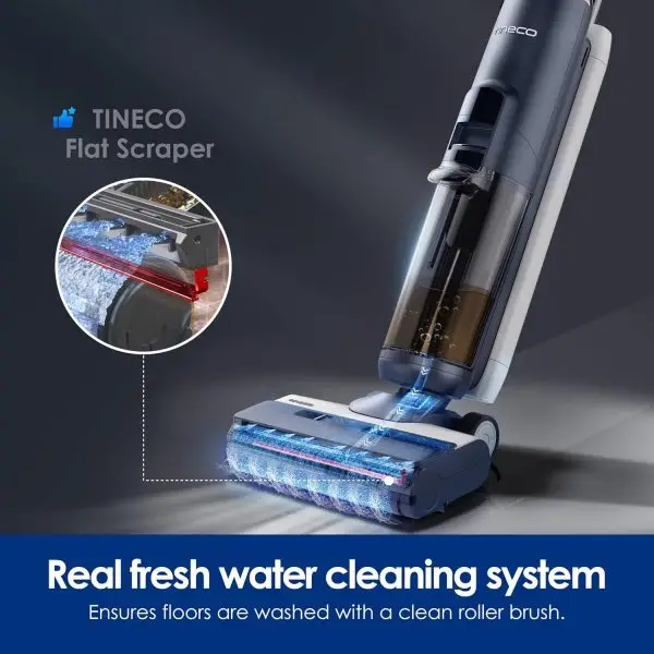 Summer Final Clearance Just AED 99د.إ:Tineco Floor ONE S5 Smart Cordless Wet Dry Vacuum Cleaner and Mop for Hard Floors, Digital Display, Long Run Time, Great for Sticky Messes... - Image 2