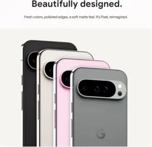 [The New User Exclusive Benefit ]Google Pixel 9 Pro - Unlocked Android Smartphone with Gemini, Triple Rear Camera System, 24-Hour Battery, and 6.3" Super Actua Display -256 GB