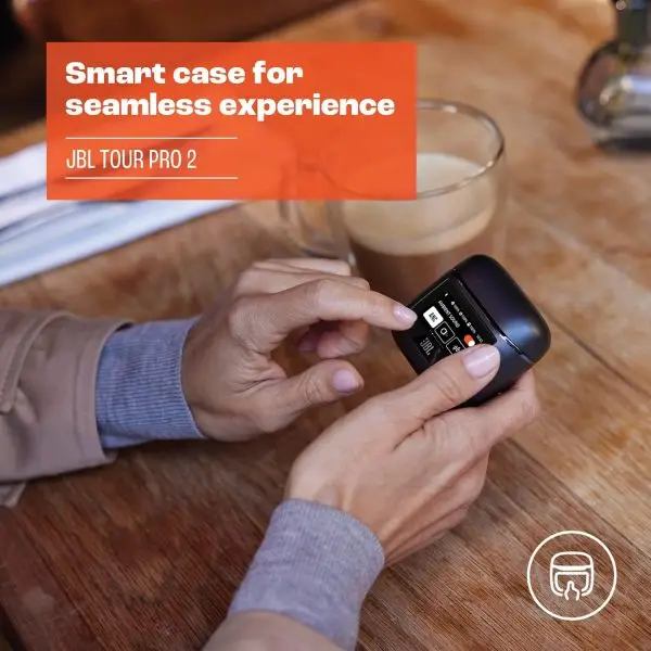 While Stocks Last:JBL Tour Pro 2 - True Wireless Noise Cancelling Earbuds with Smart Charging Case, 6-mic Perfect Calls with Voice Control, Up to 40hrs of Playtime, Immersive... - Image 9
