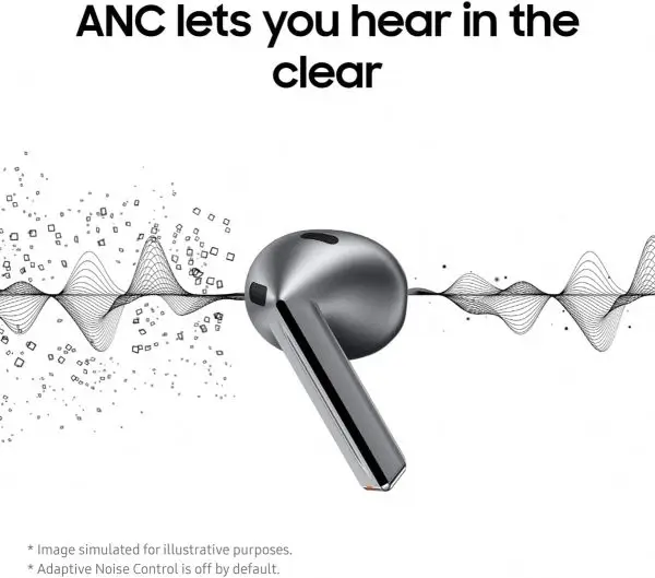 While Stocks Last:SAMSUNG Galaxy Buds 3 Pro AI True Wireless Bluetooth Earbuds, Noise Cancelling, Sound Optimization, Redesigned Comfort Fit, Silver - Image 3