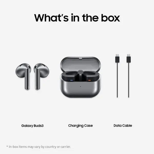 While Stocks Last:SAMSUNG Galaxy Buds 3 Pro AI True Wireless Bluetooth Earbuds, Noise Cancelling, Sound Optimization, Redesigned Comfort Fit, Silver - Image 4