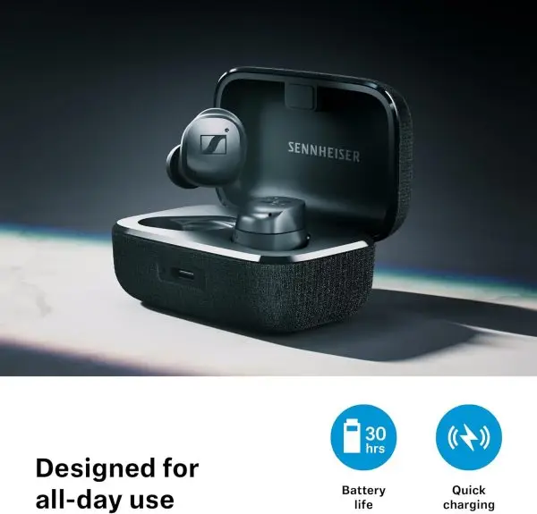 While Stocks Last:Sennheiser MOMENTUM True Wireless 4 - Smart Earbuds With Bluetooth 5.4, Crystal-Clear Sound, Comfortable Design, 30-Hour Battery Life, Adaptive ANC - Image 7